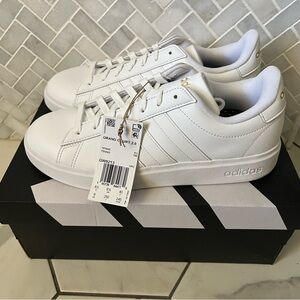 Adidas Grand Court 2.0 White Tennis Shoes